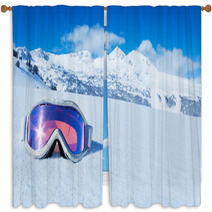 Ski Mask Window Curtains 56128481