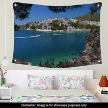 Skiathos Island In Greece. View Of Plakes Area. Wall Art 53811652
