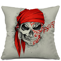 Skull Background Pillows 40967381
