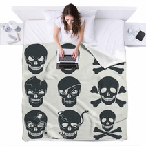 Skull Icons Blankets 70219228