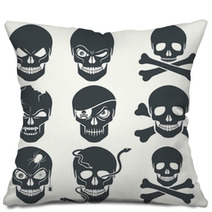 Skull Icons Pillows 70219228