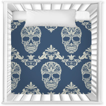 Skull Swirl Decorative Pattern Nursery Decor 63568199