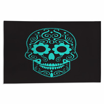 Skull Vector Background For Fashion Design Patterns Tattoos Day Of The Dead Rugs 123428583