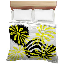 Skunk And Yellow Flowers Bedding 5291509