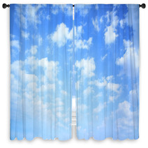 Sky And Clouds Window Curtains 64531247