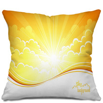 Sky Background Pillows 61934156