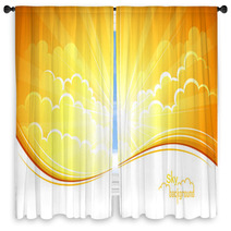 Sky Background Window Curtains 61934156
