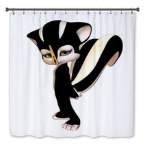 Sky Skunk With A Clothespin On Her Nose Bath Decor 9613942
