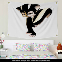 Sky Skunk With A Clothespin On Her Nose Wall Art 9613942