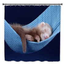 Sleeping ferret Bath Decor 74694017