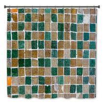 Small Mexican Tiles Wall Texture Bath Decor 176544493