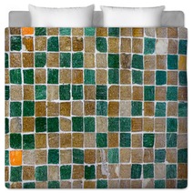 Small Mexican Tiles Wall Texture Bedding 176544493