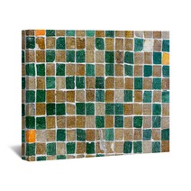 Small Mexican Tiles Wall Texture Wall Art 176544493