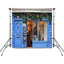 Small Shop In Toulouse. Backdrops 5423224