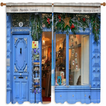 Small Shop In Toulouse. Window Curtains 5423224