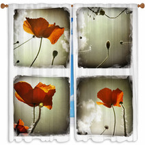 Smartphoneography - Poppies Window Curtains 52183240