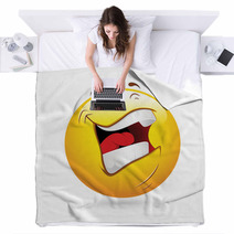 Smiley Emoticons Face Vector - Laughing Blankets 45889842