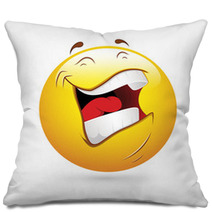Smiley Emoticons Face Vector - Laughing Pillows 45889842
