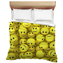 Smileys Show Happy Cheerful Faces Bedding 57019586
