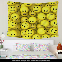 Smileys Show Happy Cheerful Faces Wall Art 57019586