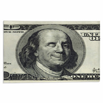 Smiling Ben Franklin With Wink Rugs 184979302