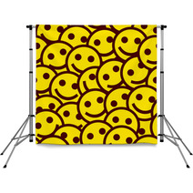 Smiling Emoticons. Seamless Pattern. Backdrops 61248880