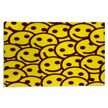 Smiling Emoticons. Seamless Pattern. Rugs 61248880
