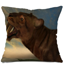 Smilodon Cat Pillows 48894934
