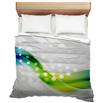 Smooth Wave Vector Abstract Background Bedding 44520251