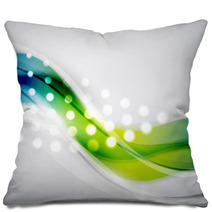 Smooth Wave Vector Abstract Background Pillows 44520251