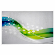 Smooth Wave Vector Abstract Background Rugs 44520251