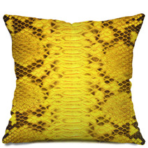 Snake Skin Background Pillows 51692601