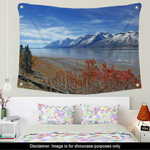 Snow Capped Rocky Mountains, USA Wall Art 66237447
