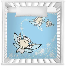 Snow Fairies Nursery Decor 47764089