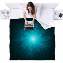 Snow Flake Abstract Blankets 51887807