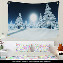 Snow Forest Wall Art 72862185