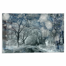 Snow In The Woods Rugs 68721608
