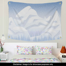 Snow Mountain Landscape Wall Art 72622284