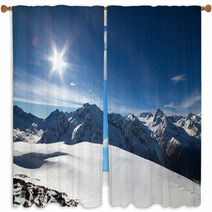 Snow Mountain Window Curtains 60244434