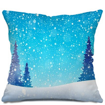 Snow Theme Background 5 Pillows 71989351