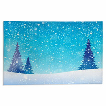 Snow Theme Background 5 Rugs 71989351