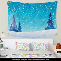 Snow Theme Background 5 Wall Art 71989351