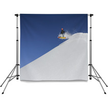 Snowboard Freerider Backdrops 60625129