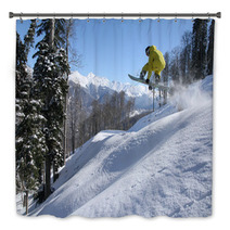Snowboard Freerider Bath Decor 60250989