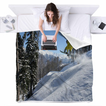 Snowboard Freerider Blankets 60250989