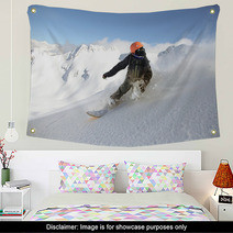 Snowboard Freerider Wall Art 58911136