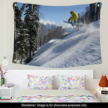 Snowboard Freerider Wall Art 60250989