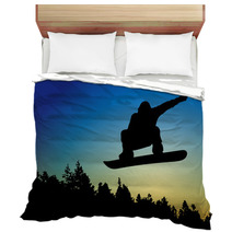 Snowboard Jump Bedding 70851435