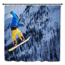 Snowboarder Bath Decor 29388659