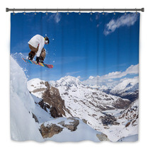 Snowboarder In The Sky Bath Decor 59930592